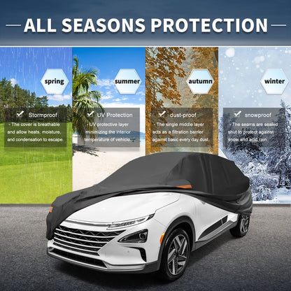 Waterproof Aluminum Film Car Cover for Hyundai Nexo (2019–2023)