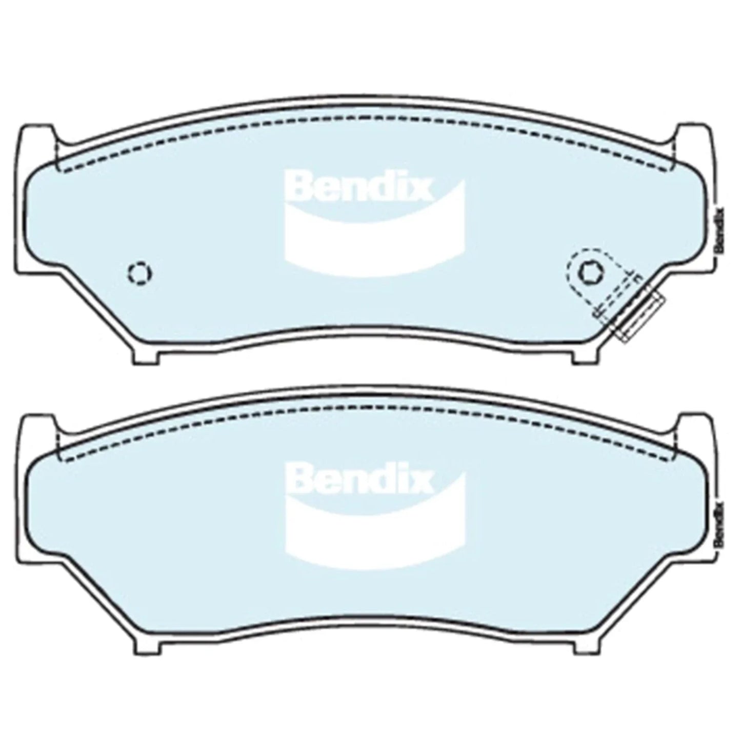 Front Disc Brake Pads 4WD for Suzuki Grand Vitara (1999-2005)