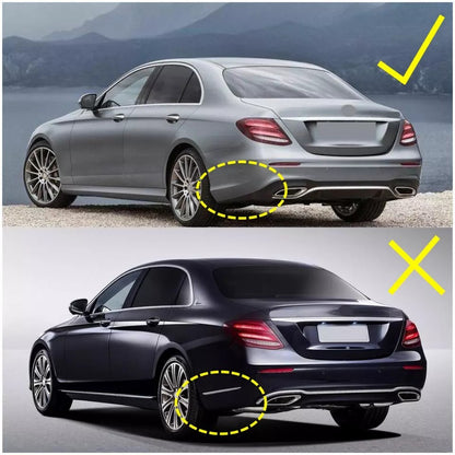 Set of 2 Fender Mud Flaps for Mercedes Benz E-Class AMG Sedan (2017–2023)