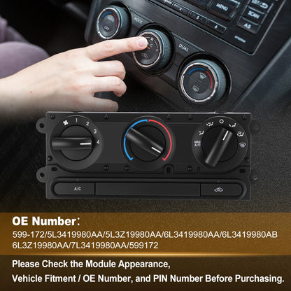 A/C Heater Climate Control Module 599-172 for Ford F-150 (2005–2008)