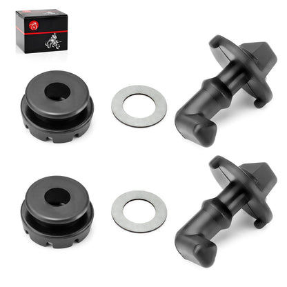 2X Hood Latch Toggles Grommets Washer Kit for Polaris RZR S 800 (2011–2019)