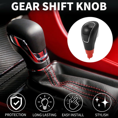Automatic Gear Shifter Knob for Ford Kuga (2008–2012) - Plastic Faux Leather Black