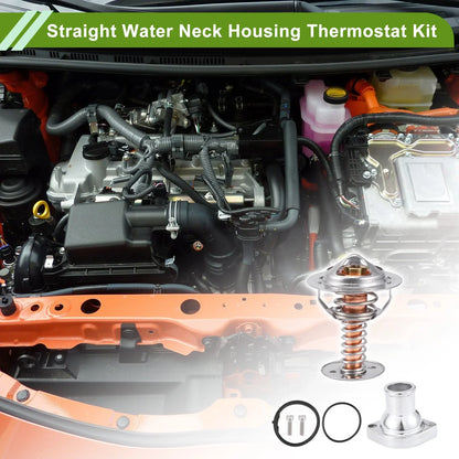 Straight Water Neck Housing Thermostat Kit for Chevy GM LS V8 4.8 5.3 6.0L