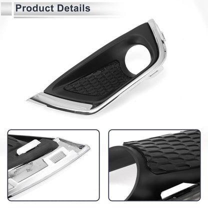 1 Pc Front Left Fog Light Grill for Jeep Compass (2017-2019)