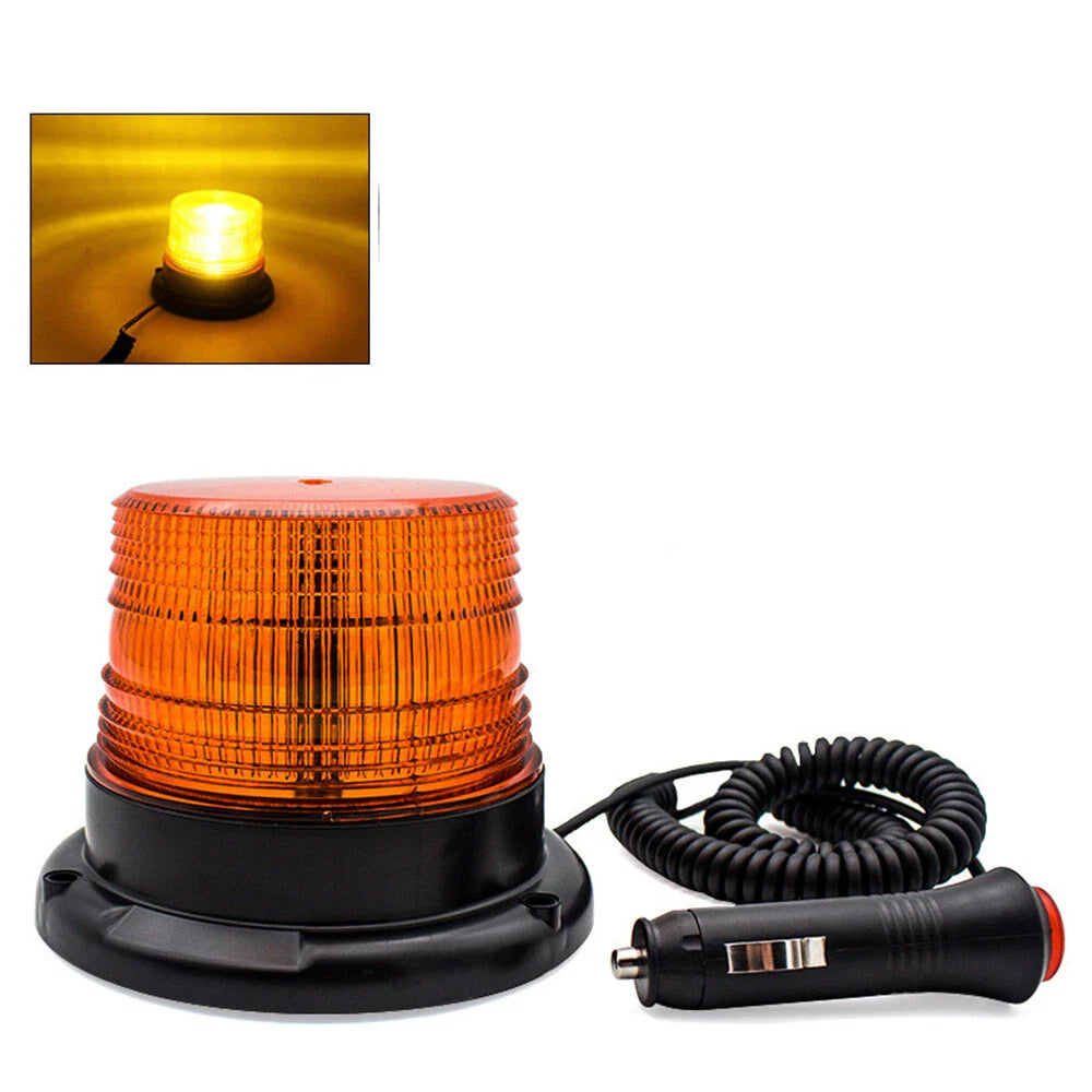 LED Emergency Strobe Light Amber Flasher Lamp for Universal Car