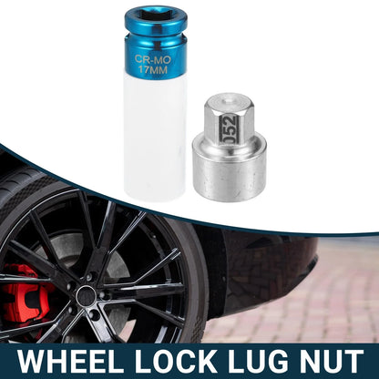Wheel Lock Lug Nut for BMW Wheel Lock with Protector Nut Socket 1 Set