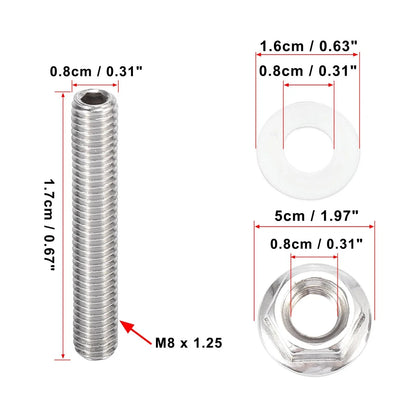 10 x Exhaust Manifold Bolt Studs for Honda Acura B C D F H K Series Engines