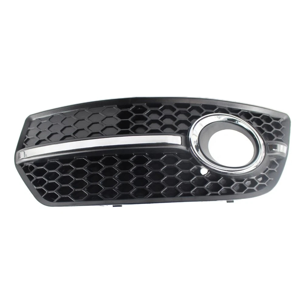 2X Flowing LED Honeycomb Hex Mesh Fog Light Grille for Audi A4 B6 (2001–2005)