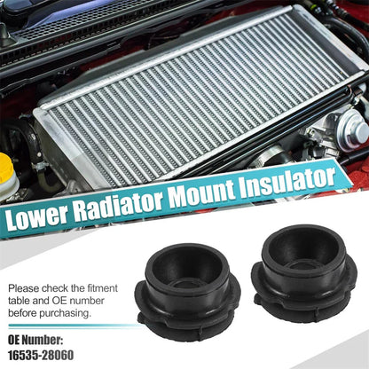 Lower Cushion Bushing Radiator Mount Insulator for Toyota Avalon, Camry, RAV4 (1995-2023)