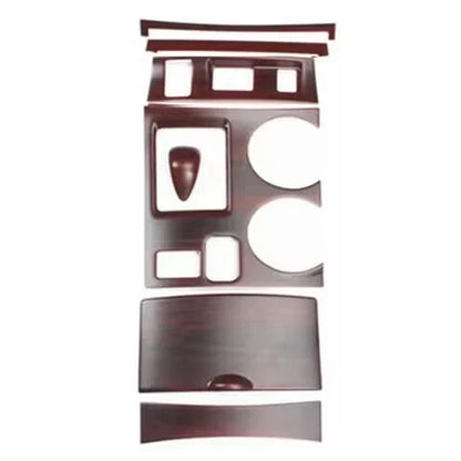 Matte Woodgrain Console Shift Panel Trim Cover for Toyota Highlander(2008–2013)