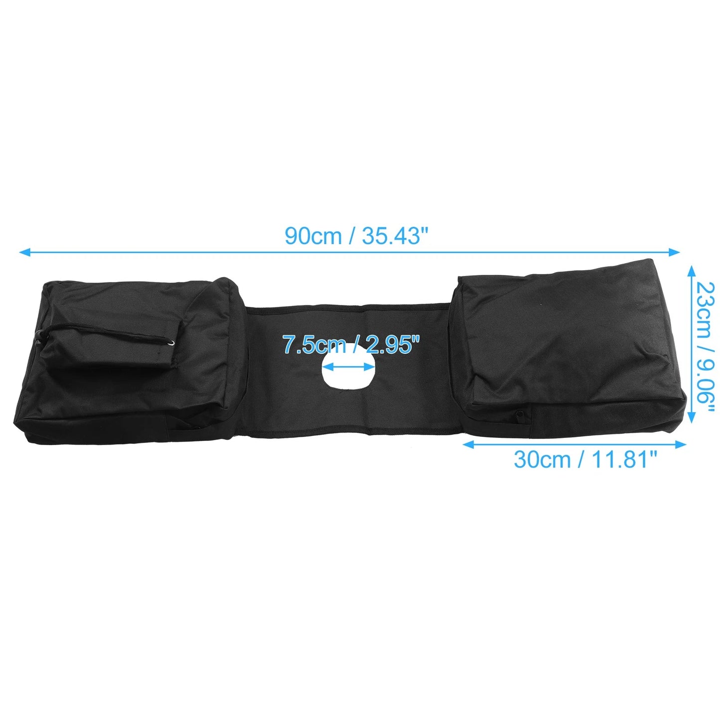 Saddle Storage Bag for Polaris Sportsman 450 570 850 (2014–2023) Black