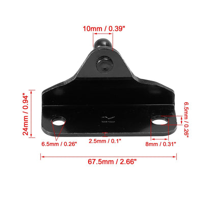 2pcs Ball Studs Mounting Brackets for Gas Struts Shocks (Universal)