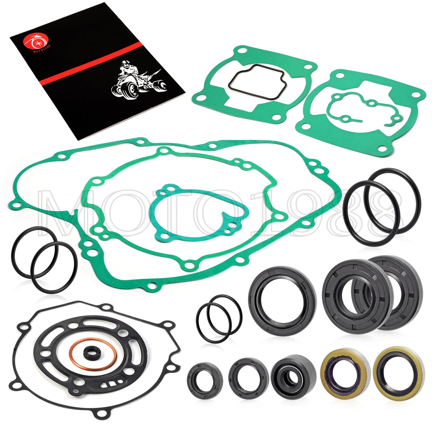 Engine Gasket Seal Rebuild Kit for Kawasaki KX85 KX100 (2006–2023)