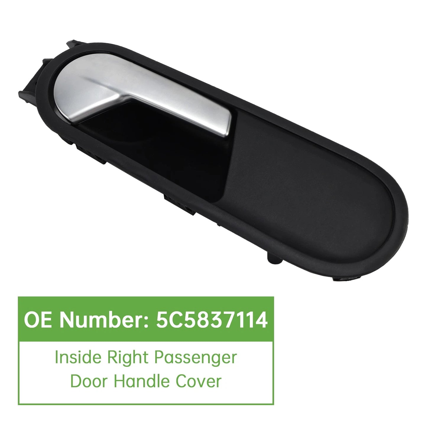 Inside Right Passenger Door Handle Cover 5C5837114 for VW Beetle (2012–2014)