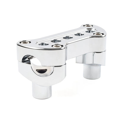 2.0" Tall CNC Handlebar Riser Clamps for Harley Dyna Softail Road King (–)