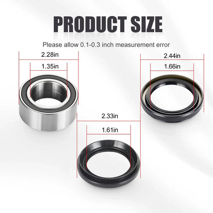 Rear Wheel Bearings & Seals Kit for Honda Rincon (2003–2005)