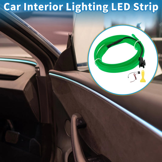 LED Strip Interior Lighting for Universal Vehicles (12V) - Green