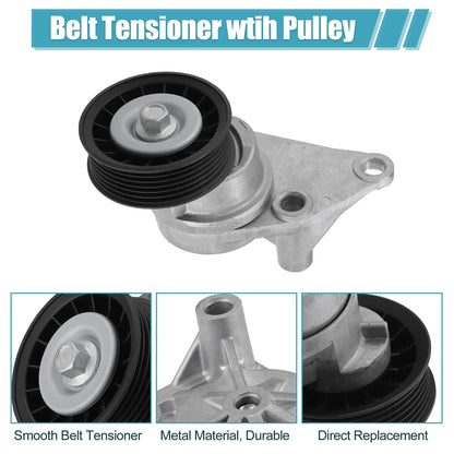 Drive Belt Tensioner Idler Pulley Assembly for Chevy Avalanche (2002-2013)