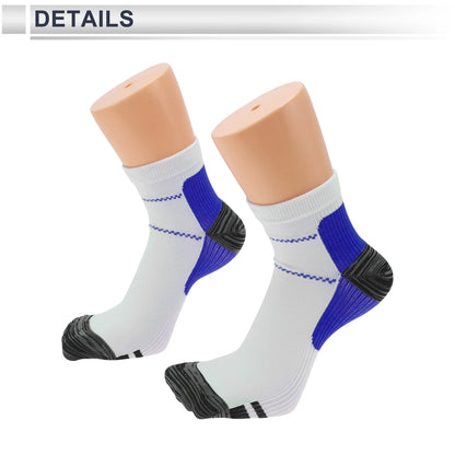 Cycling Socks Anti-Friction Shock Absorption Low-Cut White (2023)