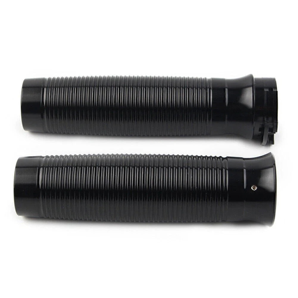 25mm Black Motorcycle Handlebar Hand Grips for Harley Bobber Chopper