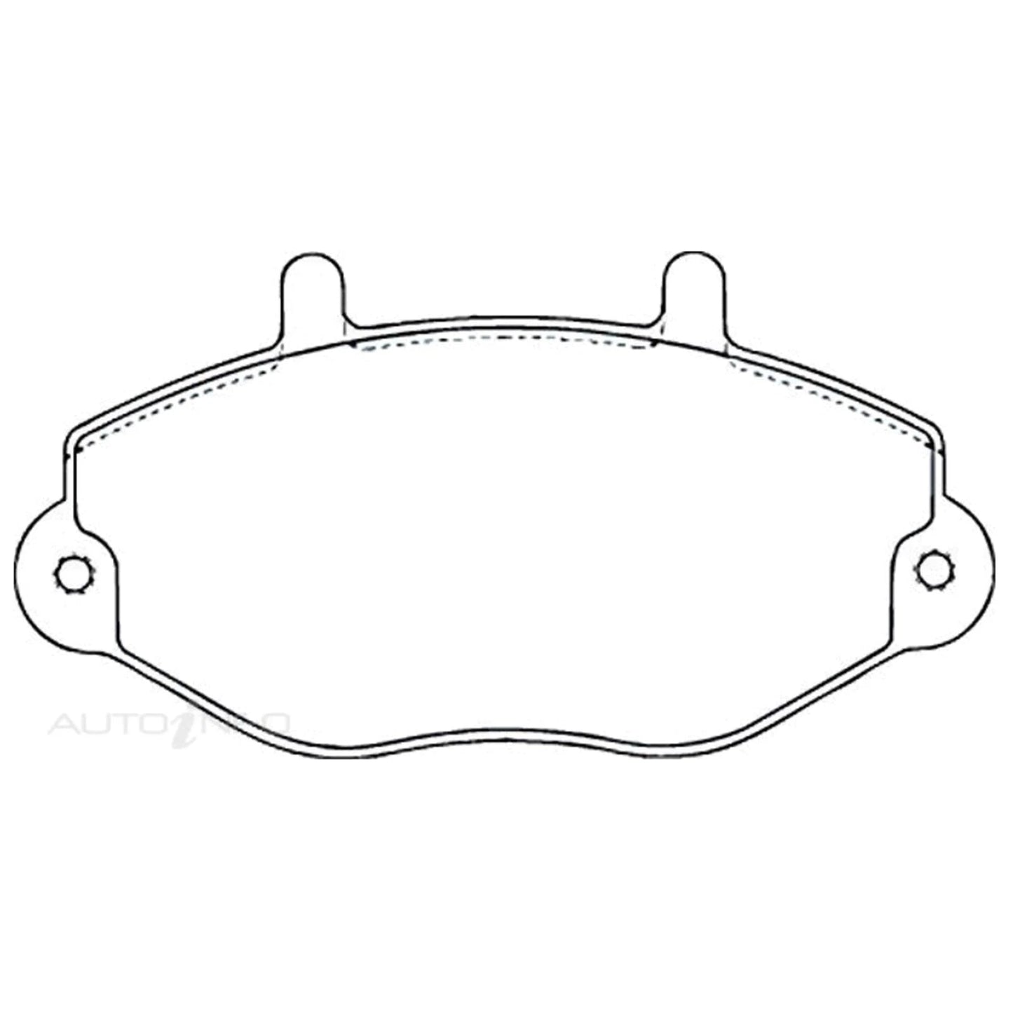 Set of 4 Front Disc Brake Pads for Ford Transit (1994–2000)