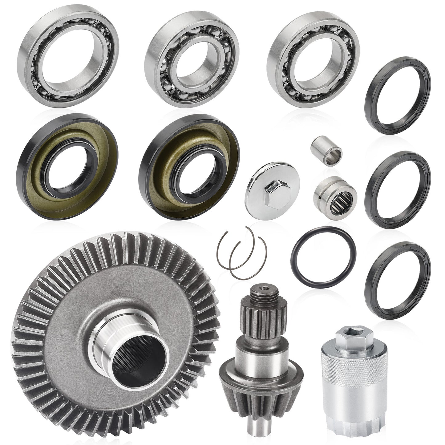 Rear Differential Ring Pinion Gear Bearings for Honda Recon 250 (2002–2014)
