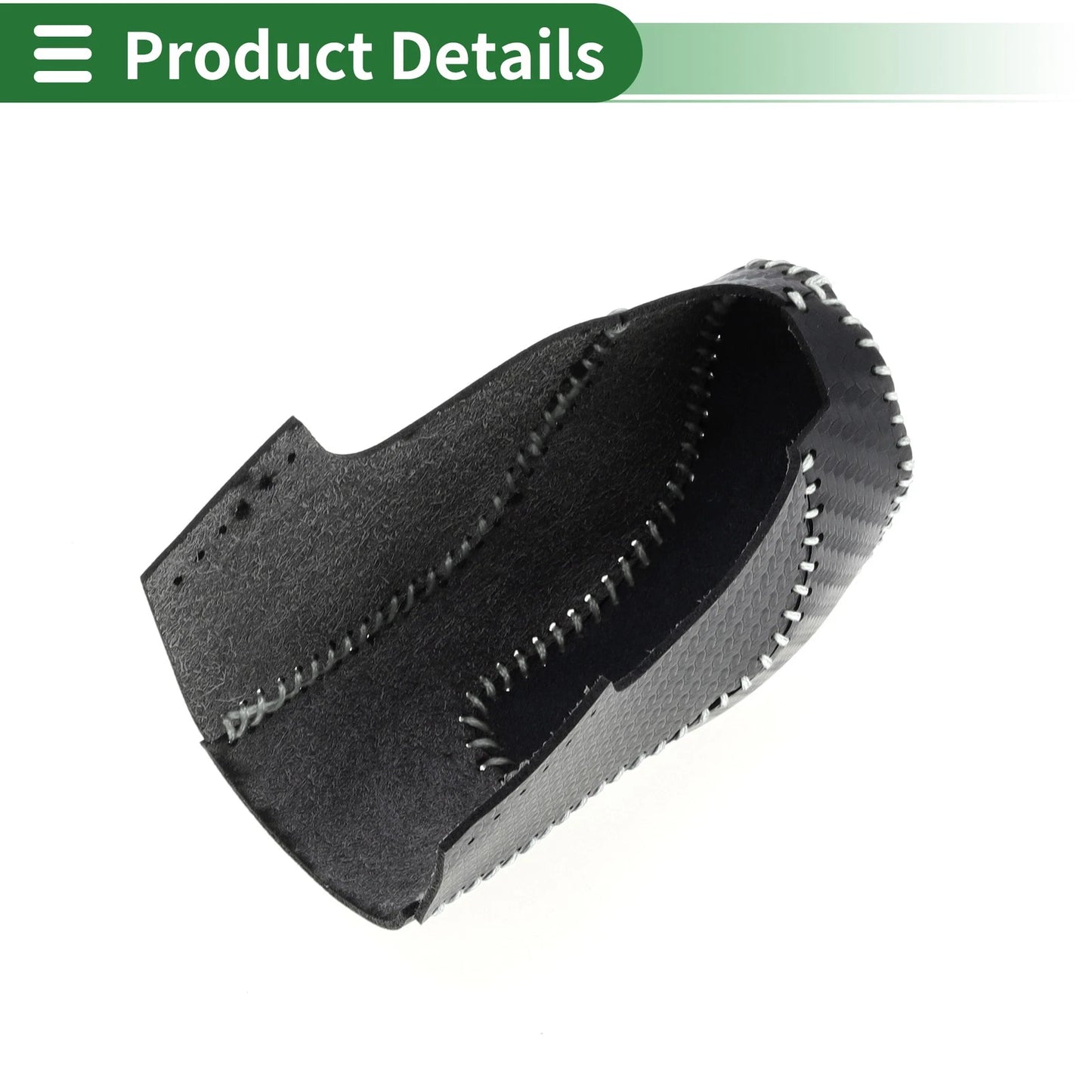 Gear Shift Knob Cover for Subaru Forester (2018–2023) Black Carbon Fiber