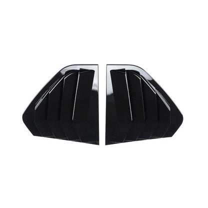 ABS Gloss Black Rear Side Window Quarter Louver Cover for Golf MK8 (2021–2023)