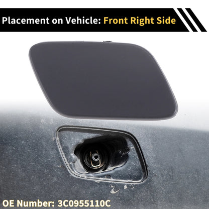 Right Bumper Headlight Washer Nozzle Cover for VW Passat 3C B6 (2005–2010)