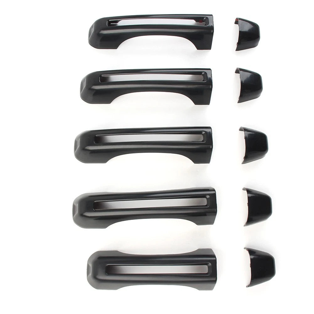Chrome Exterior Door Handle Tailgate Cover Trim for Jeep Wrangler JK (2007–2017)