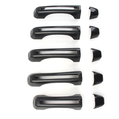 Chrome Exterior Door Handle Tailgate Cover Trim for Jeep Wrangler JK (2007–2017)