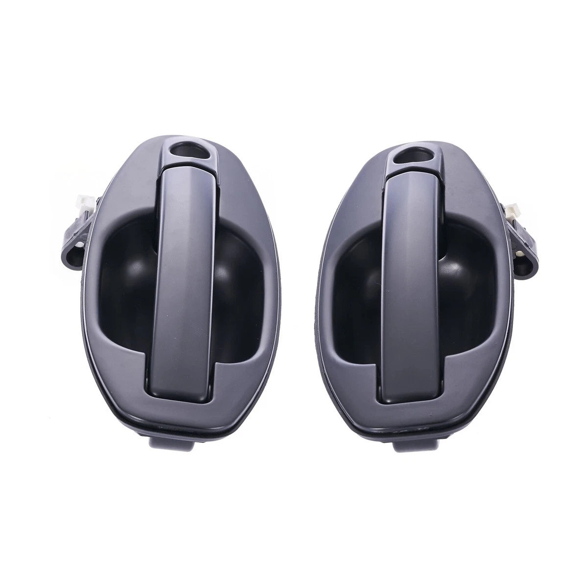 2X Outer Door Handles for Hyundai Santa Fe (2000–2005) - Black