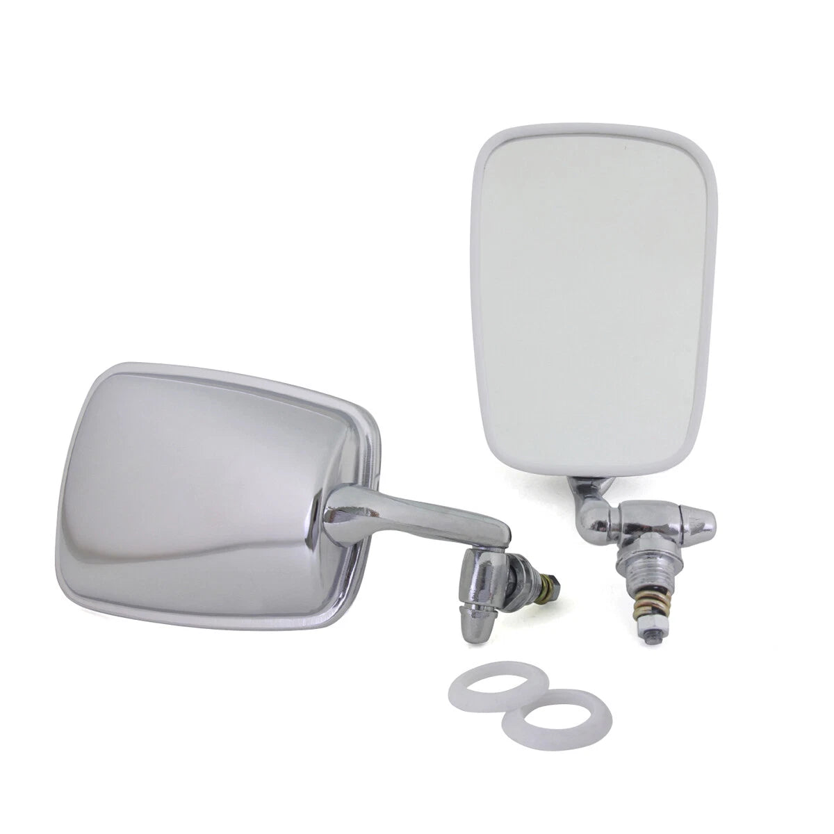 Chrome Door Mirrors for Volkswagen Beetle Bug Style 1960-1979