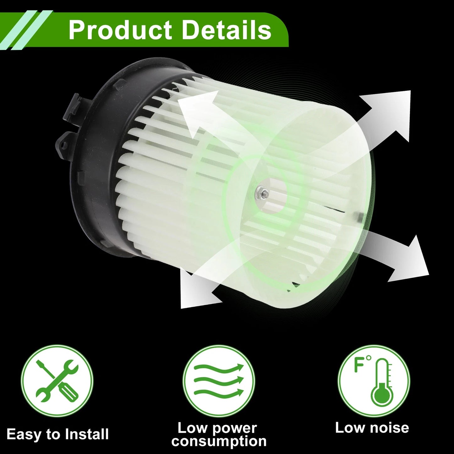HVAC Blower Motor Assembly for Nissan Rogue 2.5L (2014–2019) 27226-4BU0A