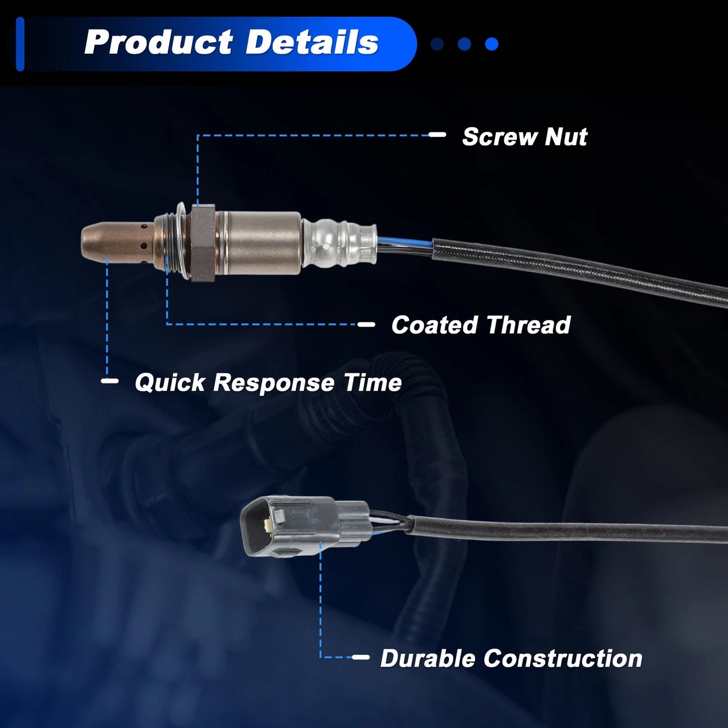 2X Oxygen Sensor for Toyota Tundra 4.0L V6 (2007–2010)