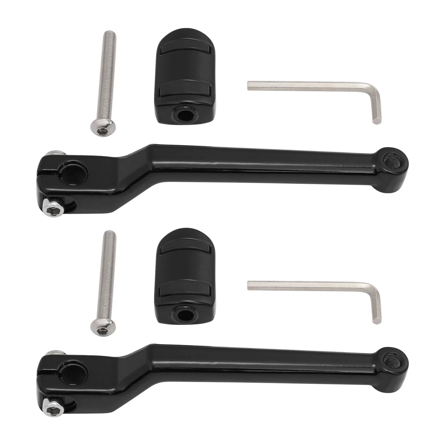 Black Left Heel Toe Shift Lever Pedal Peg for Harley Touring Road King (1988-2024)