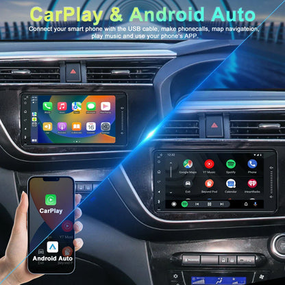 7'' Apple Carplay Android Auto Stereo for Toyota Avensis Verso (2000-2009)