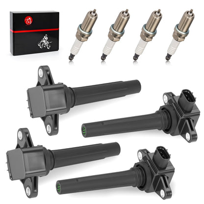 Set of 4 Ignition Coils for Yamaha AXT1800 RP1800 TP1800 FPT1800 UP1800 BPT1800 KPT1800