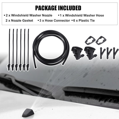 Set of 1 Windshield Washer Nozzle No.68260443AA for Jeep Grand Cherokee (2011–2021)