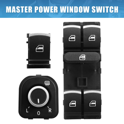 Set of 1 Power Window Switch 5ND959565B for Volkswagen CC (2009–2017)