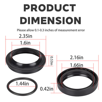 Front Fork Shock Absorber Oil Seal Kit for Suzuki GSX1300R Hayabusa (2008–2024)