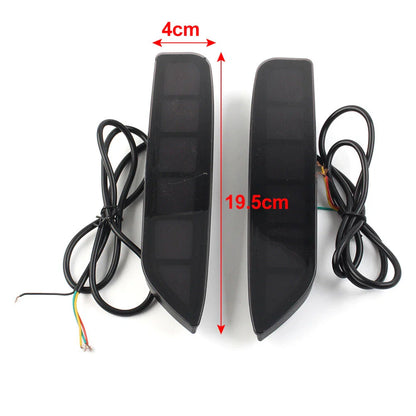 Rear Bumper Reflector Brake Fog Turn Signal Lights for Mitsubishi Xpander