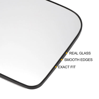 Left Side White Mirror Glass for Toyota IQ (2009–2016)