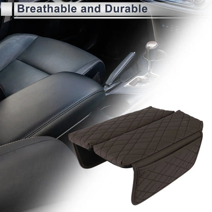 Center Console Cover with Storage Bag for BMW 7 Series Deep Brown (2016 - 2022)