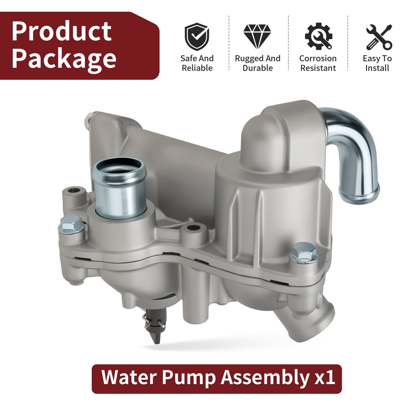 Water Pump Assembly for Honda Gold Wing 1800 GL1800 (2001–2017)