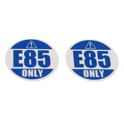 E85 Only Decal for Car Rental (1" Round Sticker)