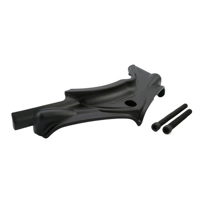 Black Cylinder Base Side Cover for Harley Touring, Dyna (2006-2016)