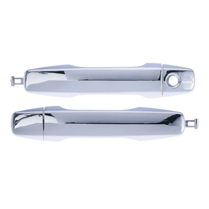 Door Handle Outer 2x Chrome Front LH+RH for Toyota Landcruiser J200(2007–2021)