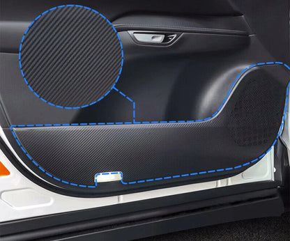 4x Inner Door Anti-Kick Carbon Fiber Leather for Lexus RX 350 (2023–2025)