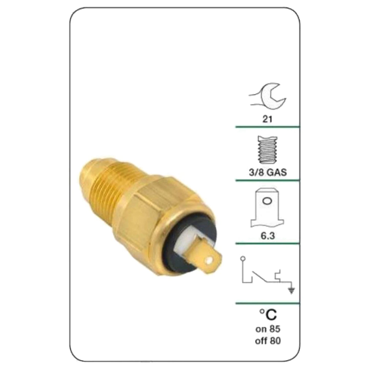 Thermo Fan Switch for Charade G100 G102 (1987–1993)